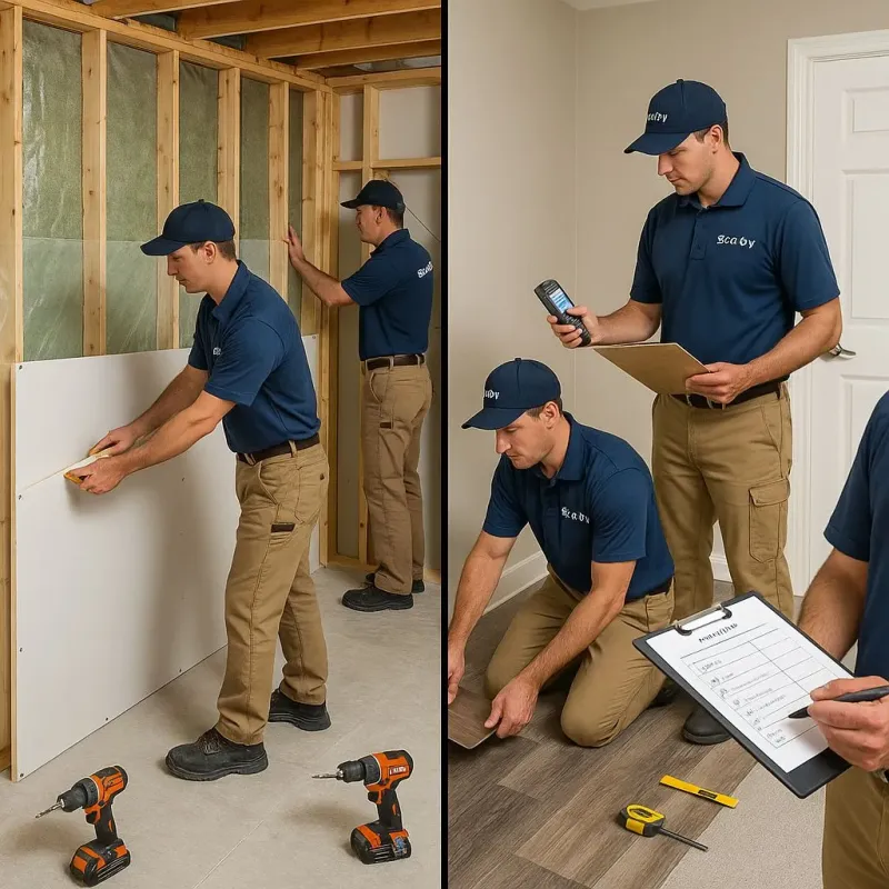 Repairs and Reconstruction process in Gaston, SC